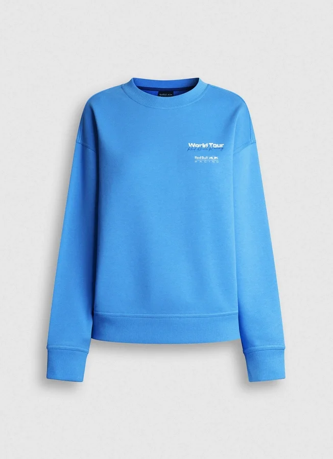 Sweatshirt mit Rundhalsausschnitt und lockerer Passform Sweatshirt mit Rundhalsausschnitt und lockerer Passform