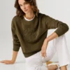 Sweatshirt mit Rundhalsausschnitt und Logo