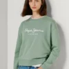 Sweatshirt mit Rundhalsausschnitt und Logo Sweatshirt mit Rundhalsausschnitt und Logo