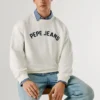 Sweatshirt mit Rundhalsausschnitt und Logo