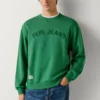 Sweatshirt mit Rundhalsausschnitt und Logo