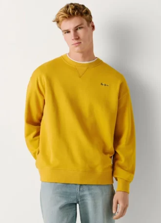 Sweatshirt mit Rundhalsausschnitt und Logo