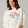 Sweatshirt mit Rundhalsausschnitt und Logo Sweatshirt mit Rundhalsausschnitt und Logo