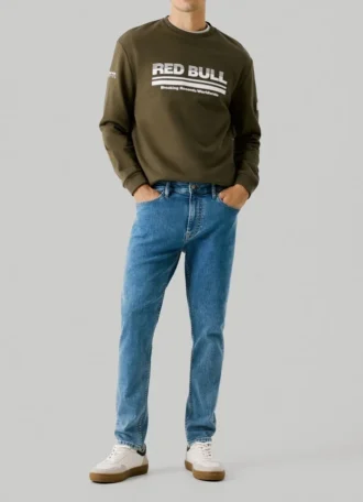Sweatshirt mit Rundhalsausschnitt und Logo
