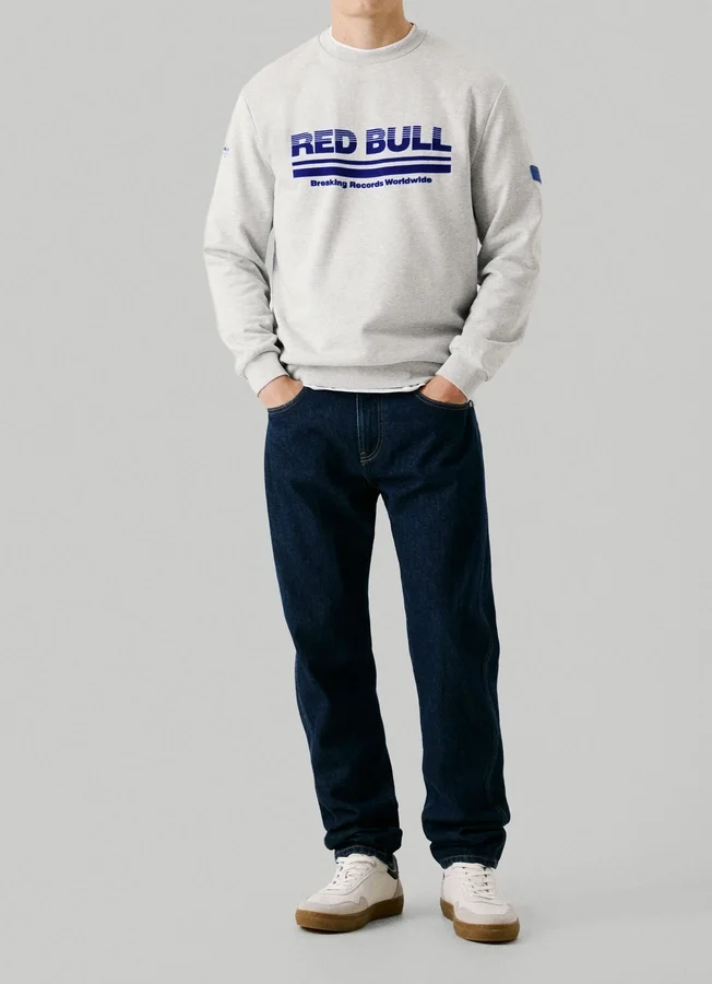 Sweatshirt mit Rundhalsausschnitt und Logo Sweatshirt mit Rundhalsausschnitt und Logo