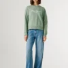 Sweatshirt mit Rundhalsausschnitt und Logo Sweatshirt mit Rundhalsausschnitt und Logo