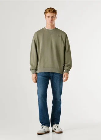 Sweatshirt mit Rundhalsausschnitt und Logo Sweatshirt mit Rundhalsausschnitt und Logo