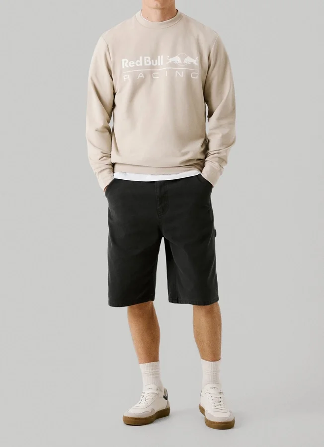 Sweatshirt mit Rundhalsausschnitt und Logo Sweatshirt mit Rundhalsausschnitt und Logo