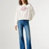 Sweatshirt mit Rundhalsausschnitt und Logo Sweatshirt mit Rundhalsausschnitt und Logo