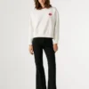Sweatshirt mit Rundhalsausschnitt und Logo Sweatshirt mit Rundhalsausschnitt und Logo