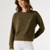 Sweatshirt mit Rundhalsausschnitt und Logo
