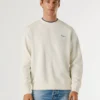 Sweatshirt mit Rundhalsausschnitt und Logo