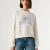 Sweatshirt mit Rundhalsausschnitt und Logo Sweatshirt mit Rundhalsausschnitt und Logo