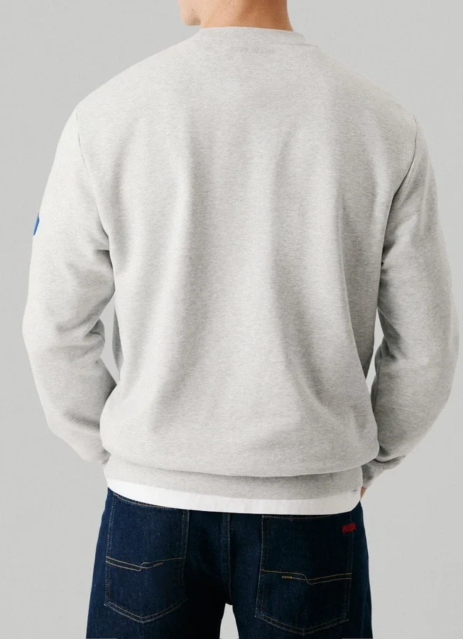 Sweatshirt mit Rundhalsausschnitt und Logo Sweatshirt mit Rundhalsausschnitt und Logo