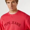Sweatshirt mit Rundhalsausschnitt und Logo