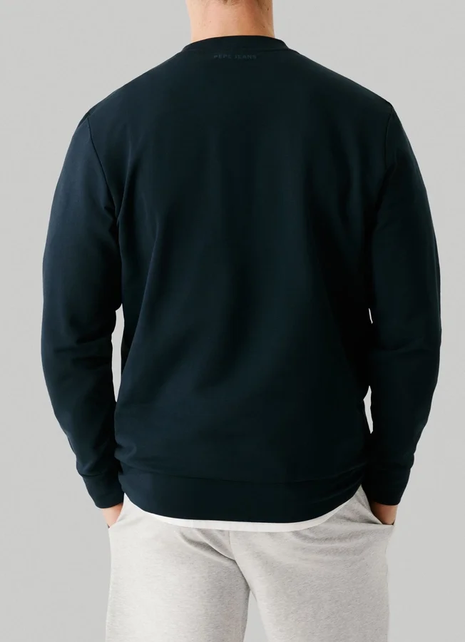 Sweatshirt mit Rundhalsausschnitt und Logo Sweatshirt mit Rundhalsausschnitt und Logo