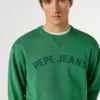 Sweatshirt mit Rundhalsausschnitt und Logo
