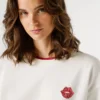 Sweatshirt mit Rundhalsausschnitt und Logo Sweatshirt mit Rundhalsausschnitt und Logo