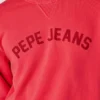 Sweatshirt mit Rundhalsausschnitt und Logo