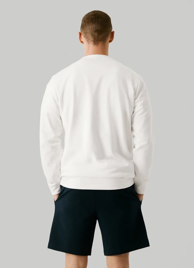 Sweatshirt mit Rundhalsausschnitt und Logo Sweatshirt mit Rundhalsausschnitt und Logo