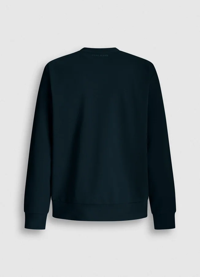 Sweatshirt mit Rundhalsausschnitt und Logo Sweatshirt mit Rundhalsausschnitt und Logo