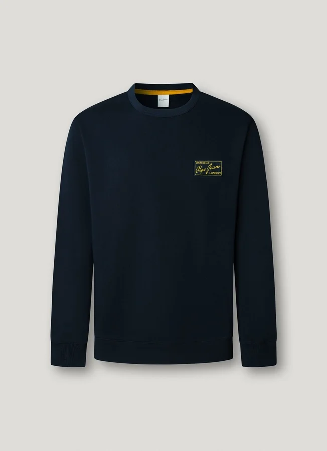 Sweatshirt mit Rundhalsausschnitt und Logo Sweatshirt mit Rundhalsausschnitt und Logo