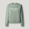 Sweatshirt mit Rundhalsausschnitt und Logo Sweatshirt mit Rundhalsausschnitt und Logo