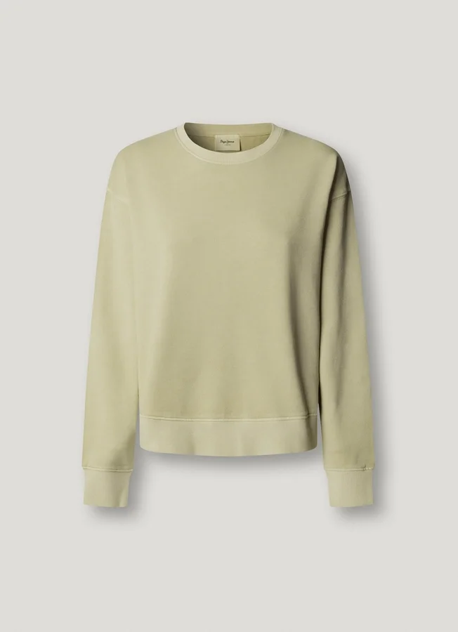 Sweatshirt mit Rundhalsausschnitt und Logo Sweatshirt mit Rundhalsausschnitt und Logo
