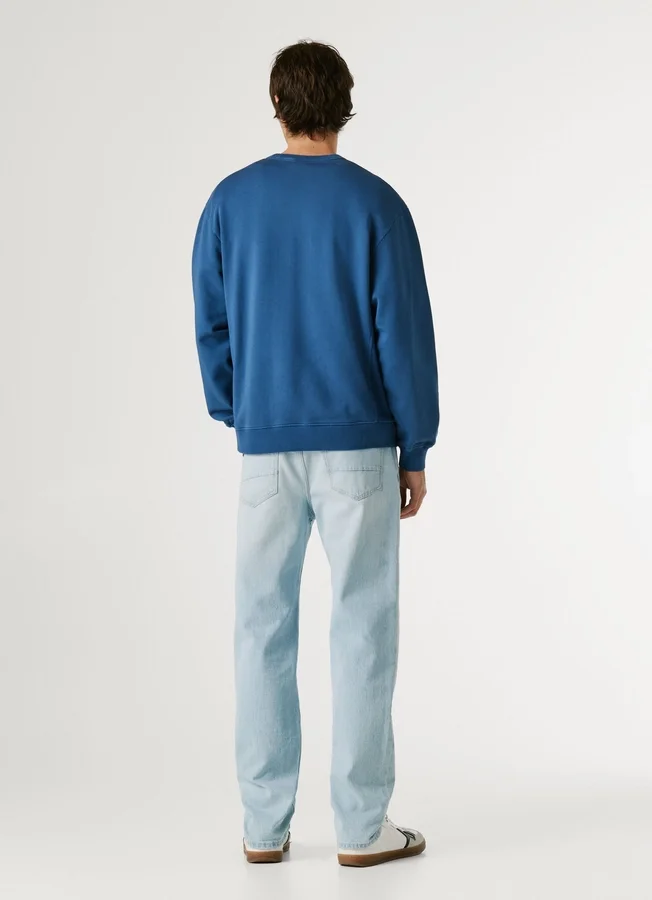Sweatshirt mit Rundhalsausschnitt und Logo Sweatshirt mit Rundhalsausschnitt und Logo