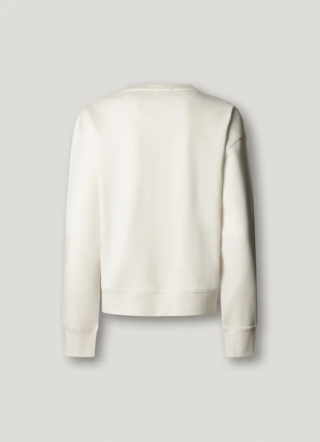 Sweatshirt mit Rundhalsausschnitt und Logo Sweatshirt mit Rundhalsausschnitt und Logo