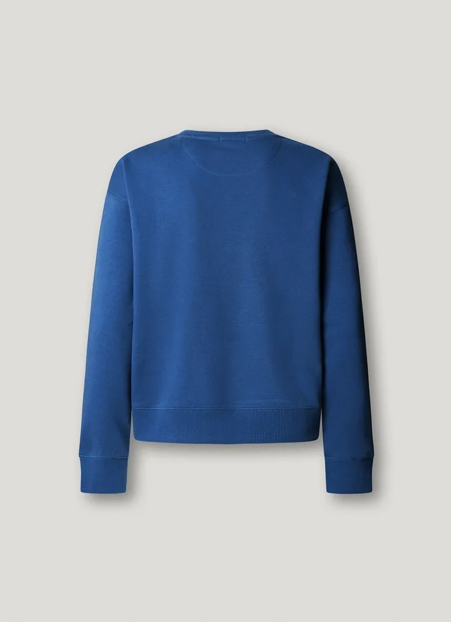 Sweatshirt mit Rundhalsausschnitt und Logo Sweatshirt mit Rundhalsausschnitt und Logo