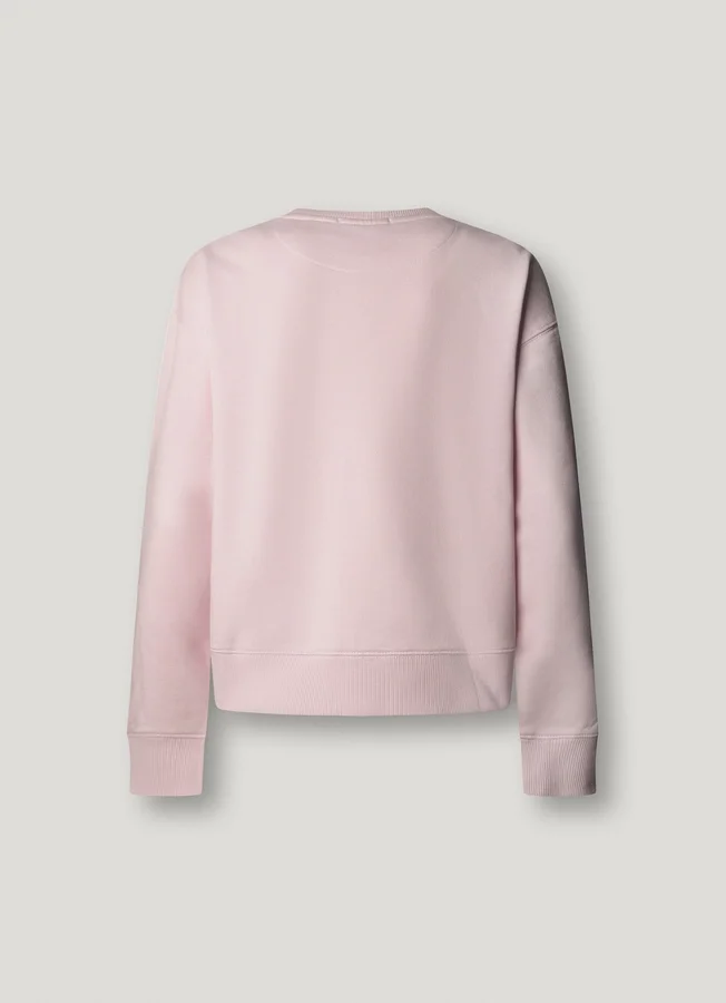 Sweatshirt mit Rundhalsausschnitt und Logo Sweatshirt mit Rundhalsausschnitt und Logo