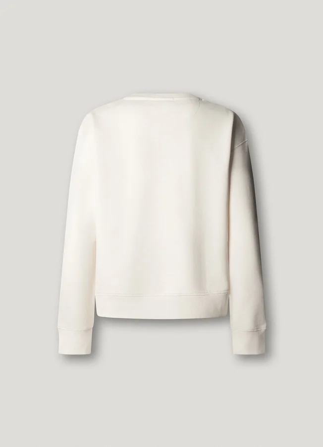 Sweatshirt mit Rundhalsausschnitt und Logo Sweatshirt mit Rundhalsausschnitt und Logo