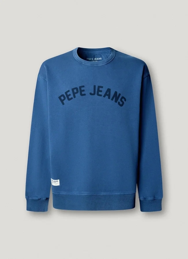 Sweatshirt mit Rundhalsausschnitt und Logo Sweatshirt mit Rundhalsausschnitt und Logo