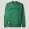 Sweatshirt mit Rundhalsausschnitt und Logo