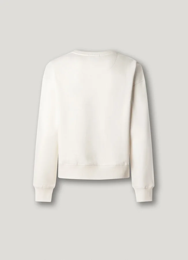 Sweatshirt mit Rundhalsausschnitt und Logo Sweatshirt mit Rundhalsausschnitt und Logo