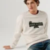 Sweatshirt mit Rundhalsausschnitt und normaler Passform Sweatshirt mit Rundhalsausschnitt und normaler Passform