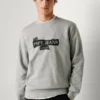 Sweatshirt mit Rundhalsausschnitt und normaler Passform Sweatshirt mit Rundhalsausschnitt und normaler Passform