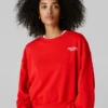 Sweatshirt mit Rundhalsausschnitt und normaler Passform Sweatshirt mit Rundhalsausschnitt und normaler Passform