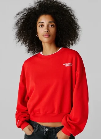 Sweatshirt mit Rundhalsausschnitt und normaler Passform
