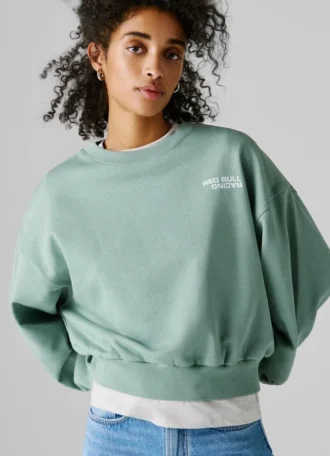 Sweatshirt mit Rundhalsausschnitt und normaler Passform