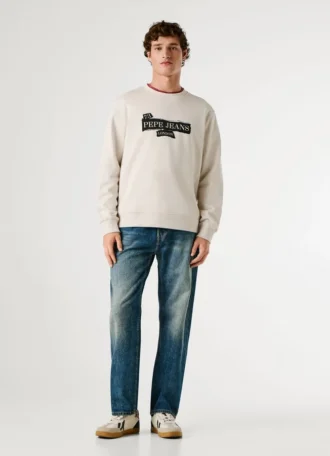 sweatshirt mit rundhalsausschnitt und normaler passform 2 10 330x456 - Sweatshirt mit Rundhalsausschnitt und normaler Passform