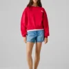 Sweatshirt mit Rundhalsausschnitt und normaler Passform Sweatshirt mit Rundhalsausschnitt und normaler Passform