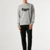 Sweatshirt mit Rundhalsausschnitt und normaler Passform Sweatshirt mit Rundhalsausschnitt und normaler Passform