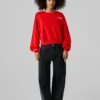 Sweatshirt mit Rundhalsausschnitt und normaler Passform Sweatshirt mit Rundhalsausschnitt und normaler Passform