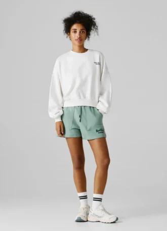 Sweatshirt mit Rundhalsausschnitt und normaler Passform