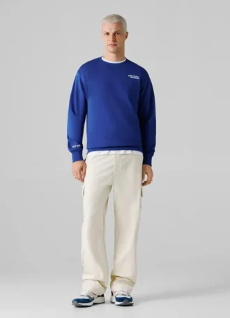 Sweatshirt mit Rundhalsausschnitt und normaler Passform
