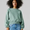 Sweatshirt mit Rundhalsausschnitt und normaler Passform Sweatshirt mit Rundhalsausschnitt und normaler Passform
