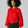 Sweatshirt mit Rundhalsausschnitt und normaler Passform Sweatshirt mit Rundhalsausschnitt und normaler Passform