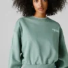 Sweatshirt mit Rundhalsausschnitt und normaler Passform Sweatshirt mit Rundhalsausschnitt und normaler Passform